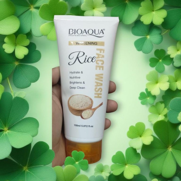 Bioaqua Rice Face Wash | Glow & Hydration